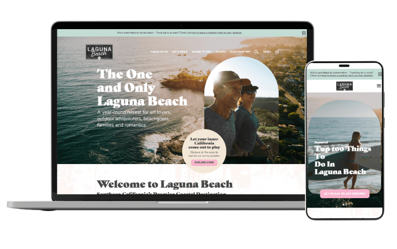 Visit Laguna Beach | Website Redesign